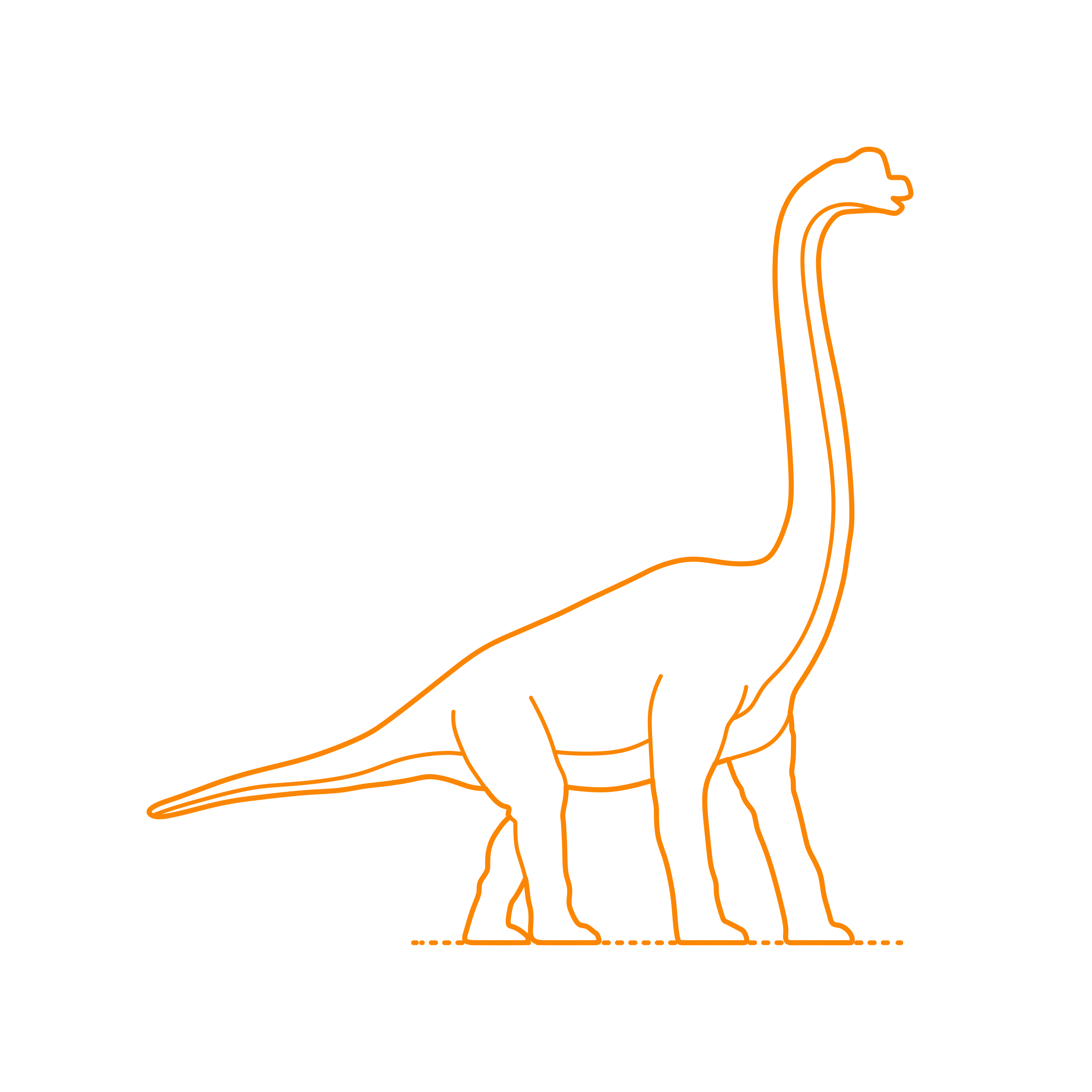 Animals Dinosaurs Brachiosaurus Sketch Svg Vector Free Vectors